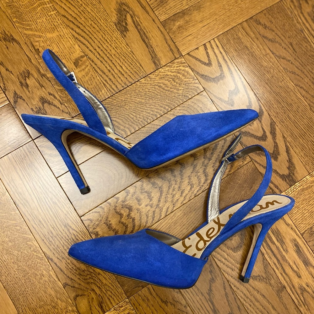 Sam Edelman Royal Blue Heels; Size 10